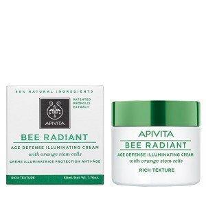 Bee Radiant Age Defense Illuminating Cream Apivita mejor precio