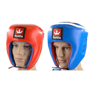 Casco Reversible Homologado Competición Piel Muay Thai Boxeo Kick Boxing K1